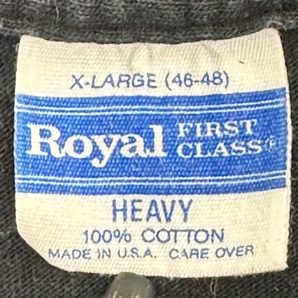 Vintage Batman 1988 Bat Signal Single Stitch Tee Unisex XL Black Royal First Cla - Picture 5 of 8